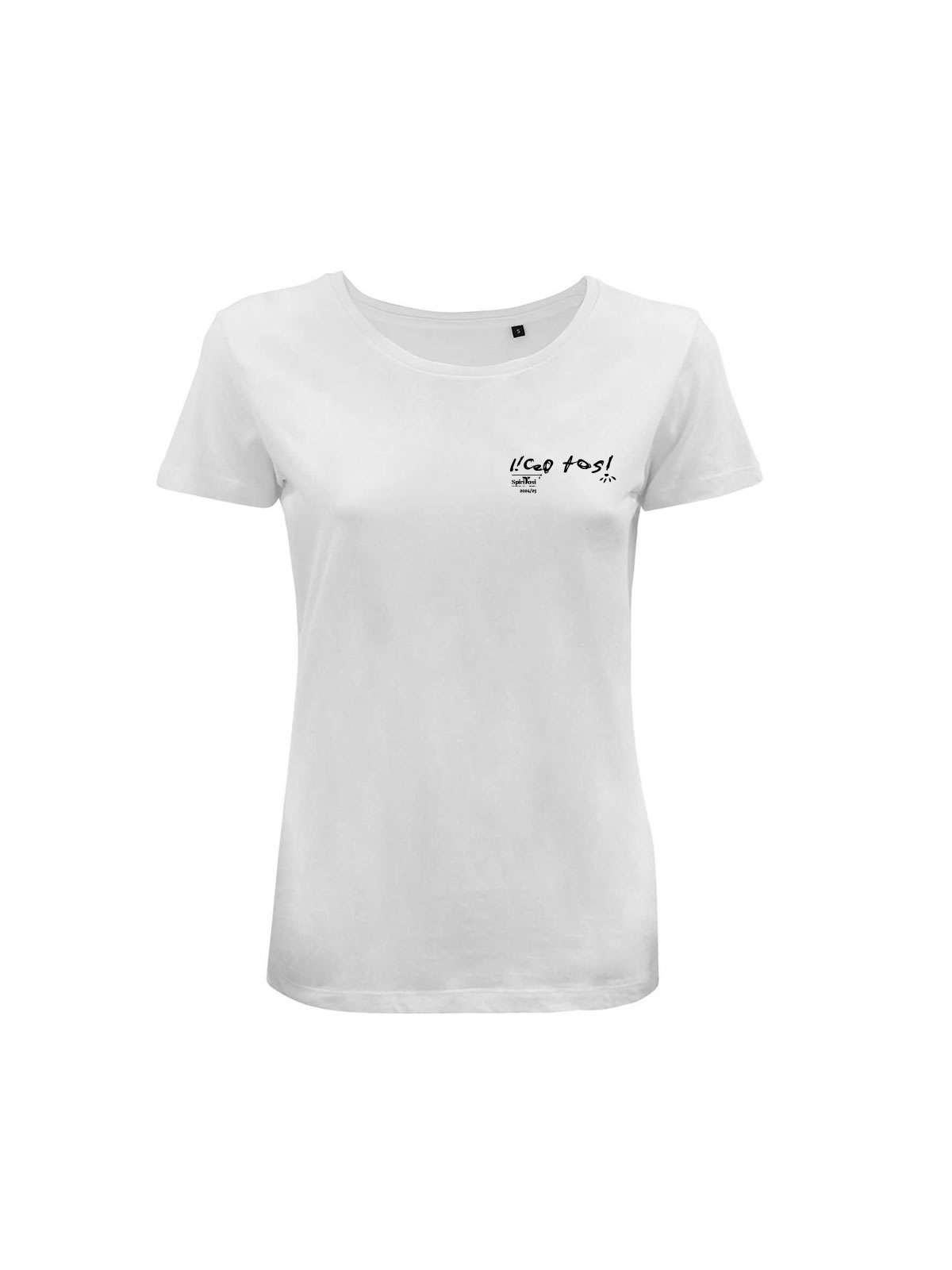 T-shirt organic Moon Donna White